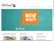 Tablet Screenshot of fallcreekchristian.org